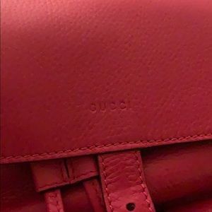 Gucci bamboo back pack